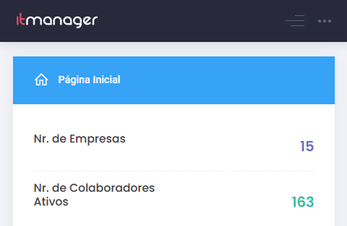 Consola Web IT Manager